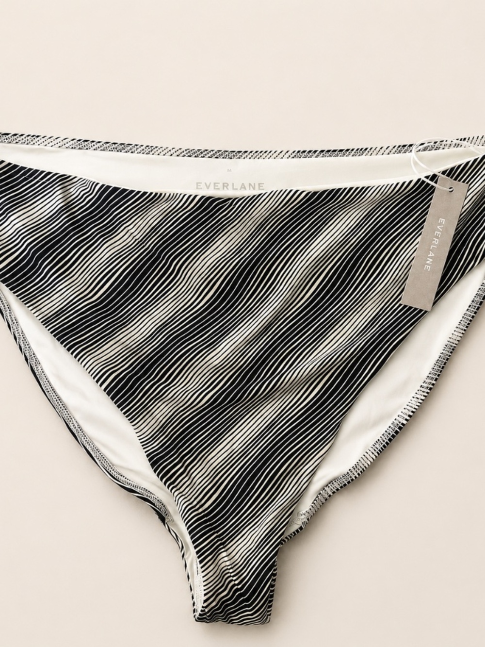 Everlane High-Rise ReNew Nyle French Bikini Bottom Size XL  NWT